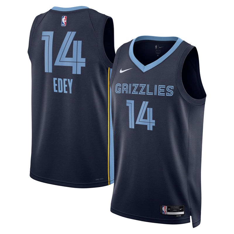 Zach Edey Memphis Grizzlies Basketball Jersey, Navy Swingman Sportswear Jersey Shirt, Sleeveless Athletic Tank Jersey, Casual Gift for Men