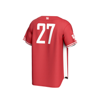 Houston Cougars Baseball Jersey, Red Sportswear Jersey Shirt, Lightweight Breathable Athletic Jersey, Casual Gift for Men, Style 203336071