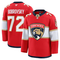 Sergei Bobrovsky Florida Panthers Hockey Jersey, Red Premium Sportswear Jersey Shirt, Long Sleeve Hockey Sweater Jersey, Casual Gift for Men