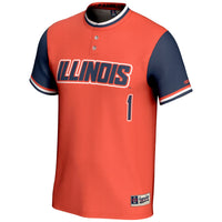 Illinois Fighting Illini Softball Jersey, Sportswear Jersey Shirt, Lightweight Breathable Athletic Jersey, Casual Gift for Men, Style 200146408