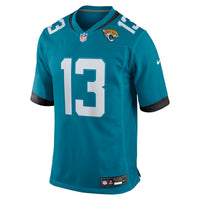 Tim Jones Jacksonville Jaguars Football Jersey, Teal Game Sportswear Jersey Shirt, Lightweight Breathable Athletic Jersey, Casual Gift for Men
