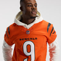 Joe Burrow Cincinnati Bengals Football Jersey, Orange Elite Sportswear Jersey Shirt, Lightweight Breathable Athletic Jersey, Casual Gift for Men