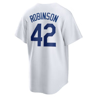 Brooklyn Dodgers Jackie Robinson White Cooperstown Baseball Jersey, Sportswear Jersey Shirt, Lightweight Athletic Jersey, Casual Gift for Men
