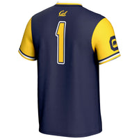 Cal Bears Softball Jersey, Navy Sportswear Jersey Shirt, Lightweight Breathable Athletic Jersey, Casual Gift for Men, Style 200119486