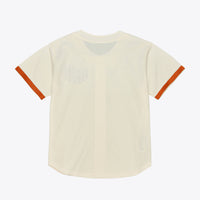 Texas Longhorns Baseball Jersey, Cream Sportswear Jersey Shirt, Lightweight Breathable Athletic Jersey, Casual Gift for Men
