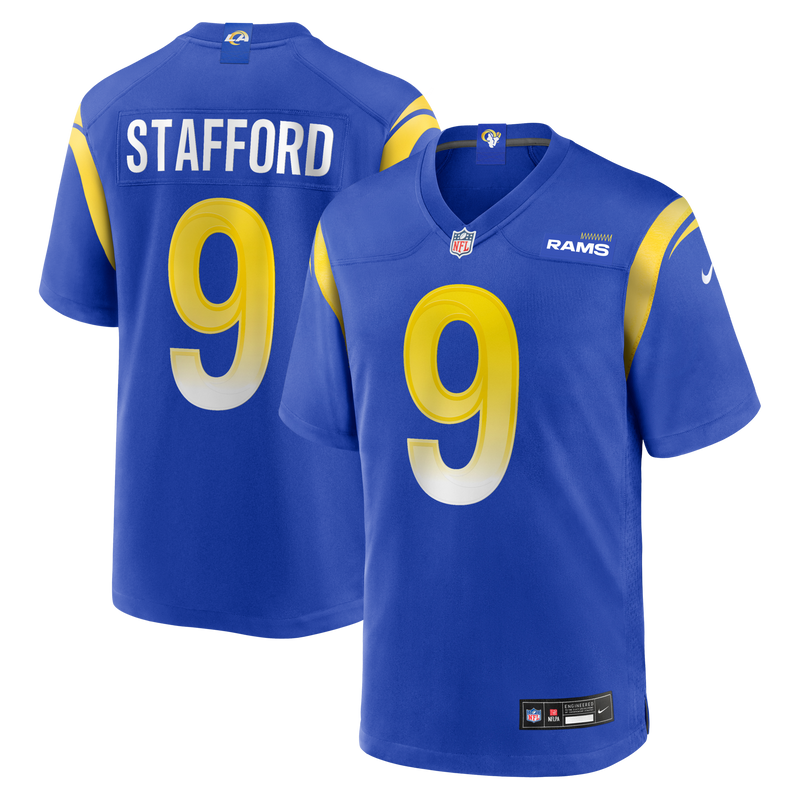 Matthew Stafford Los Angeles Rams Football Jersey, Sportswear Jersey Shirt, Lightweight Athletic Jersey, Casual Gift for Men, Style 4266209