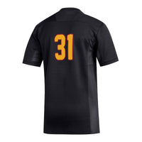ULM Warhawks Football Jersey, Black Replica Sportswear Jersey Shirt, Lightweight Breathable Athletic Jersey, Casual Gift for Men