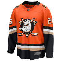 Ryan Poehling Anaheim Ducks Hockey Jersey, Orange Breakaway Home Sportswear Jersey Shirt, Long Sleeve Hockey Sweater Jersey, Casual Gift for Men