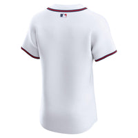 Atlanta Braves Baseball Jersey, White Elite Home Sportswear Jersey Shirt, Lightweight Breathable Athletic Jersey, Casual Gift for Men