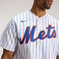 New York Mets Baseball Jersey, White Sportswear Jersey Shirt, Lightweight Breathable Athletic Jersey, Casual Gift for Men, Style 202658072