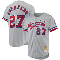 Montreal Expos Vladimir Guerrero Gray Cooperstown Baseball Jersey, Sportswear Jersey Shirt, Lightweight Athletic Jersey, Casual Gift for Men