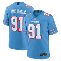 John Franklin-Myers Tennessee Titans Football Jersey, Light Sportswear Jersey Shirt, Lightweight Breathable Athletic Jersey, Casual Gift for Men