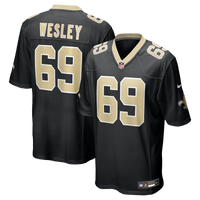Barry Wesley New Orleans Saints Football Jersey, Black Game Sportswear Jersey Shirt, Lightweight Breathable Athletic Jersey, Casual Gift for Men