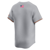 Texas Longhorns Baseball Jersey, Gray Limited Alternate Sportswear Jersey Shirt, Lightweight Breathable Athletic Jersey, Casual Gift for Men