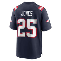 Marcus Jones New England Patriots Football Jersey, Navy Sportswear Jersey Shirt, Lightweight Breathable Athletic Jersey, Casual Gift for Men