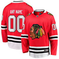Chicago Blackhawks Hockey Jersey, Red Breakaway Sportswear Jersey Shirt, Long Sleeve Hockey Sweater Jersey, Casual Gift for Men, Style 2666912