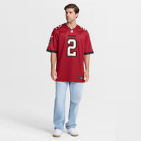 Emeka Egbuka Tampa Bay Buccaneers Football Jersey, Red Game Sportswear Jersey Shirt, Lightweight Breathable Athletic Jersey, Casual Gift for Men