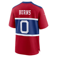 Brian Burns New York Giants Football Jersey, Red Game Sportswear Jersey Shirt, Lightweight Breathable Athletic Jersey, Casual Gift for Men