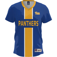 Pitt Panthers Soccer Jersey, Royal Fashion Sportswear Jersey Shirt, Lightweight Breathable Athletic Jersey, Casual Gift for Men, Style 200422670