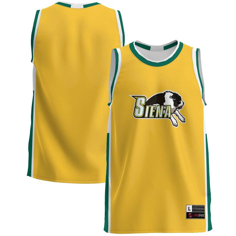 Siena Saints Basketball Jersey, Green Lightweight Sportswear Jersey Shirt, Sleeveless Athletic Tank Jersey, Casual Gift for Men