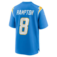 Omarion Hampton Los Angeles Chargers Football Jersey, Sportswear Jersey Shirt, Lightweight Athletic Jersey, Casual Gift for Men, Style 201359831