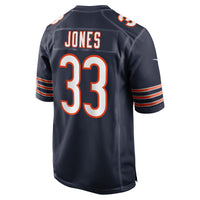 Jaylon Jones Chicago Bears Football Jersey, Navy Game Sportswear Jersey Shirt, Lightweight Breathable Athletic Jersey, Casual Gift for Men