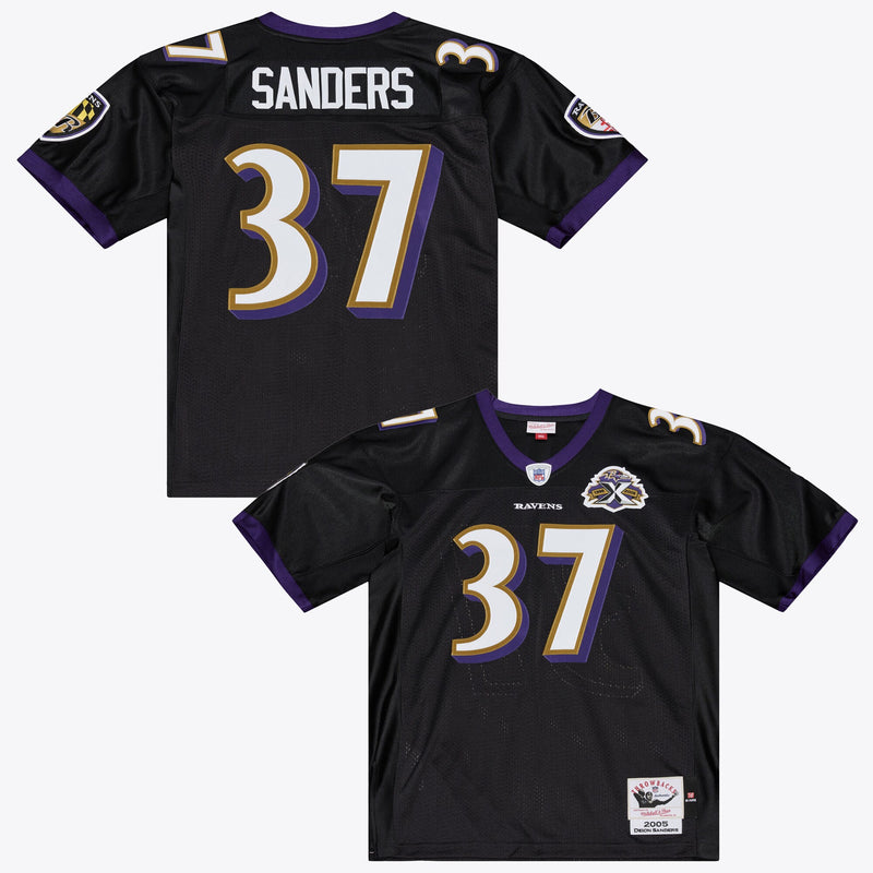 Deion Sanders Baltimore Ravens Football Jersey, Black Sportswear Jersey Shirt, Lightweight Breathable Athletic Jersey, Casual Gift for Men