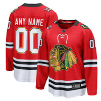 Chicago Blackhawks Hockey Jersey, Red Breakaway Sportswear Jersey Shirt, Long Sleeve Hockey Sweater Jersey, Casual Gift for Men, Style 203376753