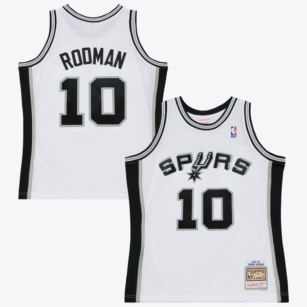 San Antonio Spurs Dennis Rodman 1993 Authentic Jersey - White