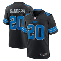 Barry Sanders Detroit Lions Football Jersey, Black Game Sportswear Jersey Shirt, Lightweight Breathable Athletic Jersey, Casual Gift for Men