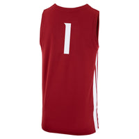 Washington State Cougars Logo Basketball Jersey, Crimson Replica Sportswear Jersey Shirt, Sleeveless Athletic Tank Jersey, Casual Gift for Men