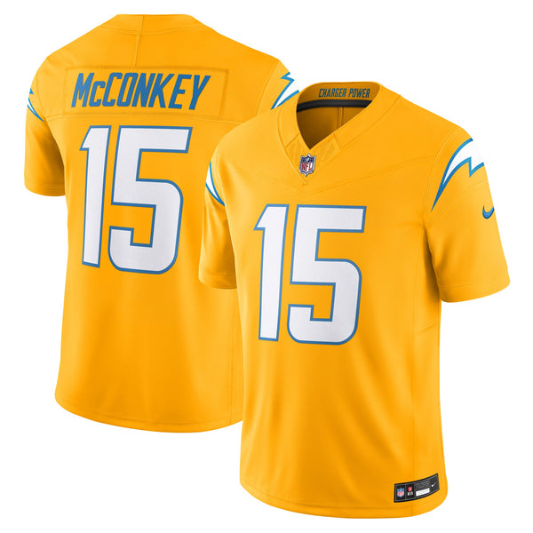 Los Angeles Chargers Ladd McConkey Gold Alternate Charger Power Limited Jersey