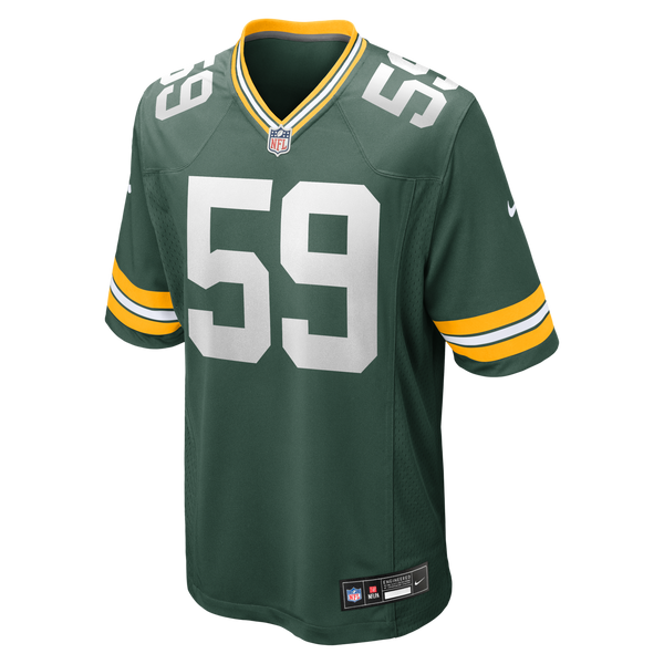 Green Bay Packers Ty'Ron Hopper Green Game Jersey