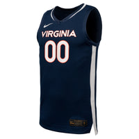 Virginia Cavaliers Basketball Jersey, Navy Sportswear Jersey Shirt, Sleeveless Athletic Tank Jersey, Casual Gift for Men, Style 202508894