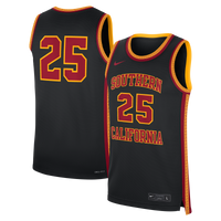 USC Trojans Basketball Jersey, Black Replica Alternate Sportswear Jersey Shirt, Sleeveless Athletic Tank Jersey, Casual Gift for Men