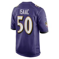 Adisa Isaac Baltimore Ravens Football Jersey, Purple Game Sportswear Jersey Shirt, Lightweight Breathable Athletic Jersey, Casual Gift for Men