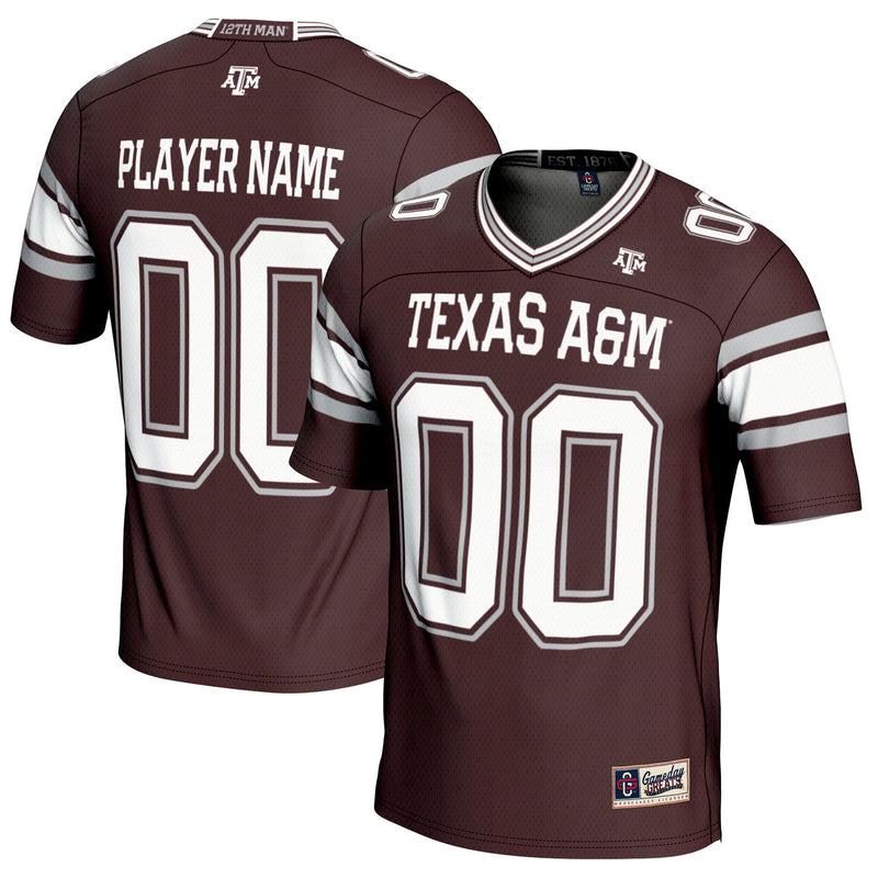 Texas A&M Aggies Football Jersey, Maroon Sportswear Jersey Shirt, Lightweight Breathable Athletic Jersey, Casual Gift for Men, Style 200058251