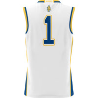 North Carolina A&T Aggies Basketball Jersey, White Lightweight Sportswear Jersey Shirt, Sleeveless Athletic Tank Jersey, Casual Gift for Men