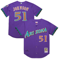 Randy Johnson Arizona Diamondbacks Baseball Jersey, Purple Sportswear Jersey Shirt, Lightweight Breathable Athletic Jersey, Casual Gift for Men