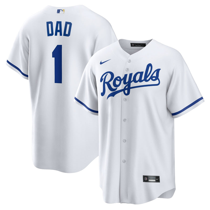 Kansas City Royals Baseball Jersey, White Sportswear Jersey Shirt, Lightweight Breathable Athletic Jersey, Casual Gift for Men, Style 202855861