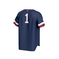 Pennsylvania Quakers Baseball Jersey, Navy Fashion Sportswear Jersey Shirt, Lightweight Breathable Athletic Jersey, Casual Gift for Men