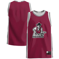 New Mexico State Aggies Basketball Jersey, Crimson Lightweight Sportswear Jersey Shirt, Sleeveless Athletic Tank Jersey, Casual Gift for Men
