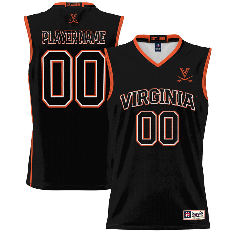 Virginia Cavaliers Basketball Jersey, Black Sportswear Jersey Shirt, Sleeveless Athletic Tank Jersey, Casual Gift for Men