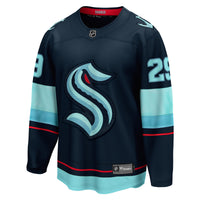 Vince Dunn Seattle Kraken Hockey Jersey, Blue Breakaway Home Sportswear Jersey Shirt, Long Sleeve Hockey Sweater Jersey, Casual Gift for Men