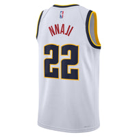 Zeke Nnaji Denver Nuggets Basketball Jersey, White Swingman Sportswear Jersey Shirt, Sleeveless Athletic Tank Jersey, Casual Gift for Men