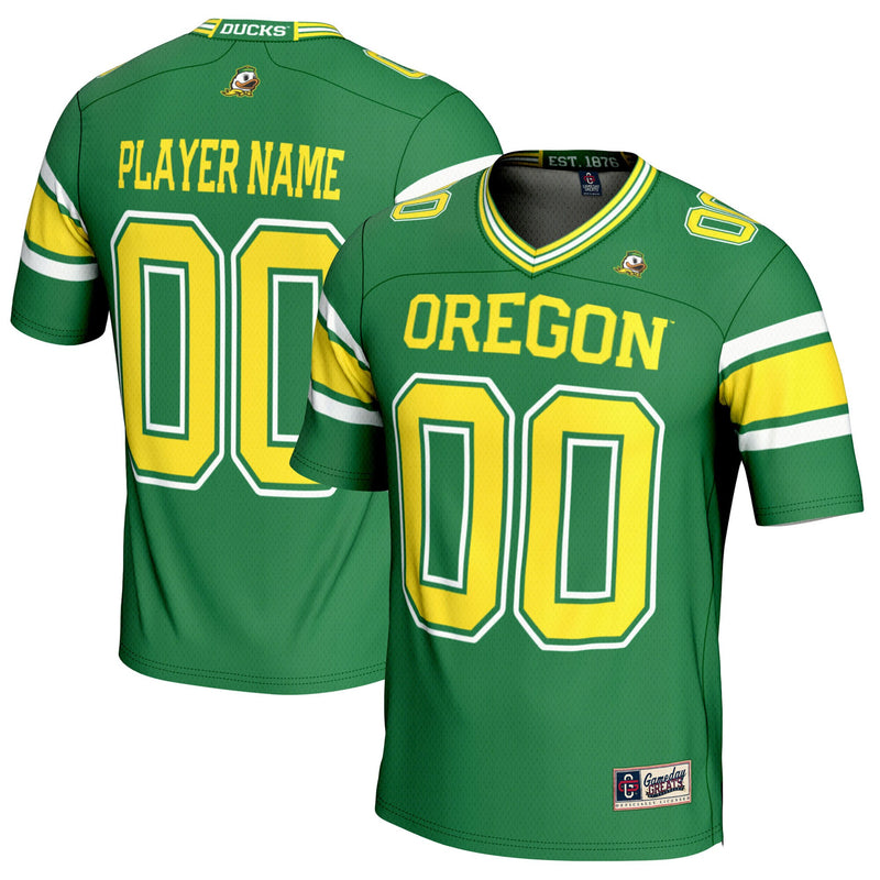 Oregon Ducks Football Jersey, Green Sportswear Jersey Shirt, Lightweight Breathable Athletic Jersey, Casual Gift for Men