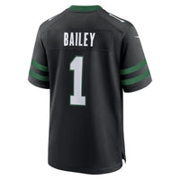David Bailey New York Jets Football Jersey, Black Game Sportswear Jersey Shirt, Lightweight Breathable Athletic Jersey, Casual Gift for Men