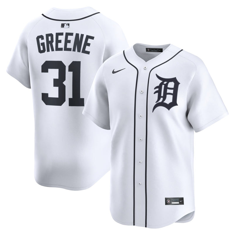 Riley Greene Detroit Tigers Baseball Jersey, White Limited Sportswear Jersey Shirt, Lightweight Breathable Athletic Jersey, Casual Gift for Men