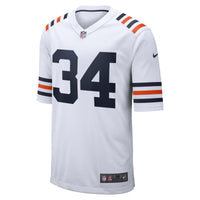 Walter Payton Chicago Bears Football Jersey, White Game Sportswear Jersey Shirt, Lightweight Breathable Athletic Jersey, Casual Gift for Men