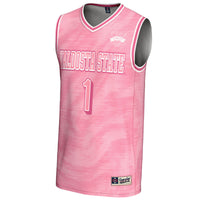 Valdosta State Blazers Basketball Jersey, Pink Fashion Lightweight Sportswear Jersey Shirt, Sleeveless Athletic Tank Jersey, Casual Gift for Men